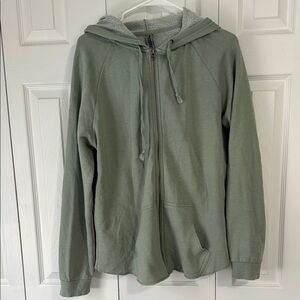 NWOT Green Zip-Up Hoodie